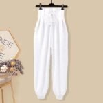 High-Waist Cotton Sweatpants for Women | Soft, Stylish & Comfortable - Image 10
