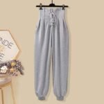High-Waist Cotton Sweatpants for Women | Soft, Stylish & Comfortable - Image 9
