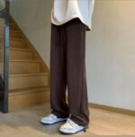 Limited Edition Waffle Wide-Leg Trousers – Stand Out in Style - Image 5