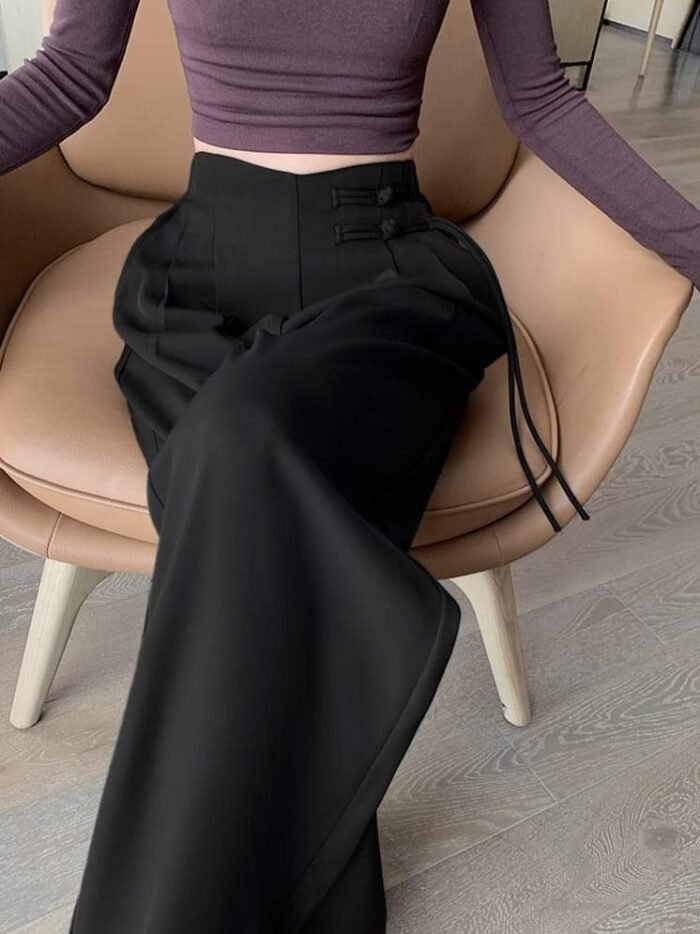 Rosaline Wide-Leg Pants for Women | Elegant Fit & Premium Fabric - Image 5