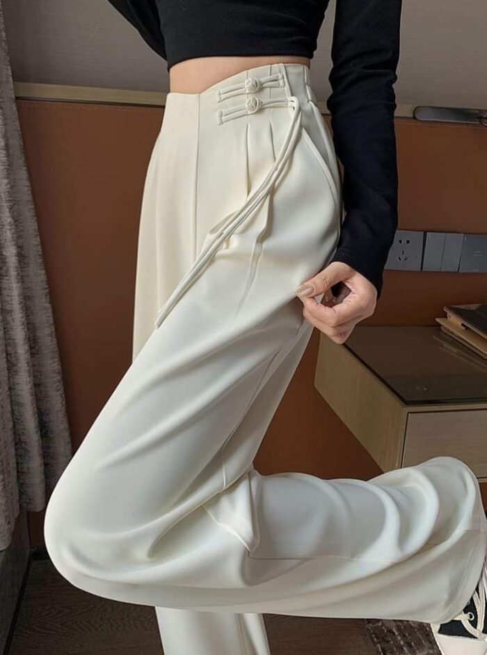 Rosaline Wide-Leg Pants for Women | Elegant Fit & Premium Fabric - Image 6