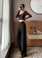 Rosaline Wide-Leg Pants for Women | Elegant Fit & Premium Fabric - Image 7