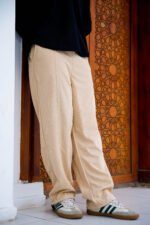 Limited Edition Waffle Wide-Leg Trousers – Stand Out in Style
